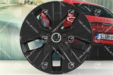 20" komplet felg Turbo Aero, 9J x 20 ET54 + 11J x 20 ET60, czarny satynowy półmat