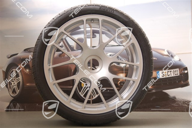19" Winterräder Satz RS Spyder, Zentralverschluss.Felgen 8,5J x 19 ET56 + 11J x 19 ET51 + NEUE Winterreifen 235/35 R19 + 295/30 R19, ohne RDK