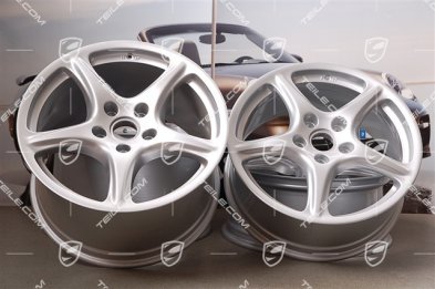 19-inch Carrera Classic wheel set, 8J x 19 ET57+ 11J x 19 ET67