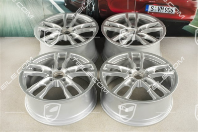 19" Komplet felg Boxster S III, 8J x 19 x ET 57 + 9,5J x 19 x ET 45