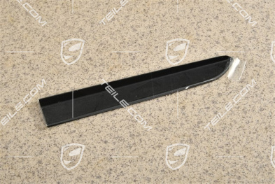 Zierleiste für Ladeklappe, Schwarz matt, R