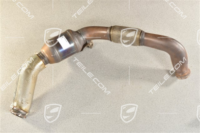 Exhaust pipe, with catalitic converter,