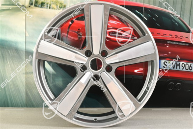 22" Felge Cayenne Exclusive Design Sport, 11,5J x 22 ET52, Platinsilber