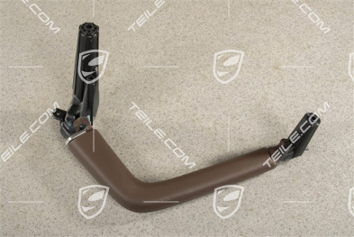 Türverkleidung Zuziehgriff, Leder, Truffle Brown, Vorne = Hinten, L