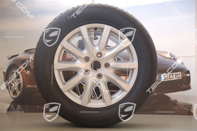 18" Cayenne Sommerräder Satz, Felgen 8J x 18 ET53 + Reifen Continental 255/55 R18