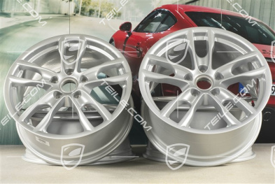 19" Komplet felg Boxster S III, 8J x 19 x ET 57 + 9,5J x 19 x ET 45