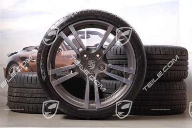 19" Komplet kół letnich "911 Turbo II", felgi 8J x 19 ET57, 9,5J x 19 ET46 + opony 235/35 ZR19 + 265/35 ZR19