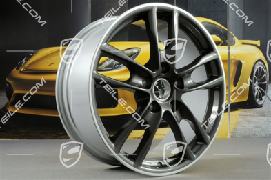 19" Felge Boxster S III, 8J x 19 ET57, Achatgraumetallic
