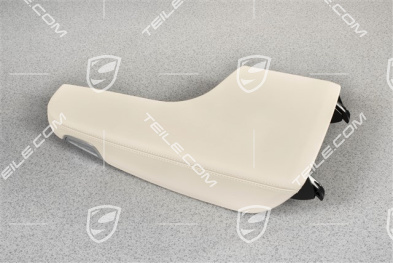 Armlehne, Mittelkonsole, Leder, crema