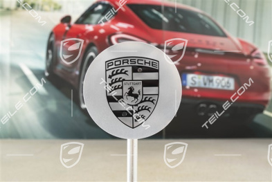 Radzierdeckel, poliert, konkav, Wappen schwarz, Turbo IV Radzierdeckel, poliert, konkav, Wappen schwarz, Turbo IV