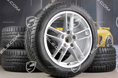 19" komplet kół zimowych Turbo II, felgi 9J x 19 ET60 + 10J x 19 ET61 + NOWE opony zimowe Pirelli Sottozero 255/45 R19 + 285/40 R19, bez czujników ciśnienia