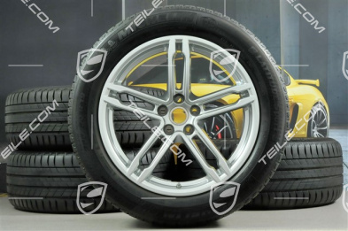 19" "Macan Turbo" koła letnie komplet, felgi 8J x 19 ET21 + 9J x 19 ET21, opony letnie Michelin 235/55 R 19 + 255/50 R 19, z czujnikami ciśnienia RDK