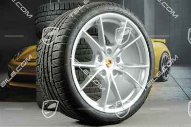 20" Winterräder Satz Carrera S (IV), Felgen 8,5J x 20 ET49 + 11J x 20 ET56 + NEUE Pirelli Sottozero II Winterreifen 245/35 R20 + 295/30 R20