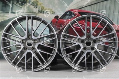 21" Felgensatz Turbo Design II / Turbo V, 9,5J x 21 ET71 + 11,5J x 21 ET69
