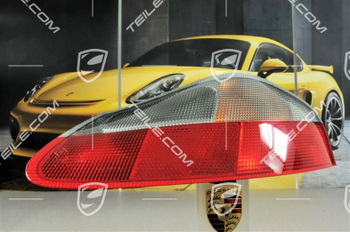 Lampa tylna, czerwony/biały, R Lampa tylna, czerwony/biały, R