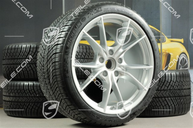 20" Winterräder Satz Carrera S (IV), Felgen 8,5J x 20 ET49 + 11J x 20 ET78 + Michelin Pilot Alpin PA4 N1 Winterreifen 245/35 R20 + 295/30 R20