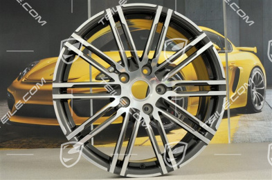20-inch wheel rim set Turbo III, 8,5J x 20 ET57 + 10J x 20 ET50