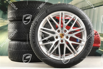 21-inch Cayenne "RS Spyder Design" winter wheel set, rims 9,5J x 21 ET46 + 11,0J x 21 ET49 + NEW Michelin Pilot Alpin 5 SUV winter tyres 285/45 R21 + 305/40 R21, with TPMS