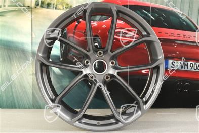 22" felgi GT, komplet, 10J x 22 ET48 + 11,5J x 22 ET52, Vesuvgrau