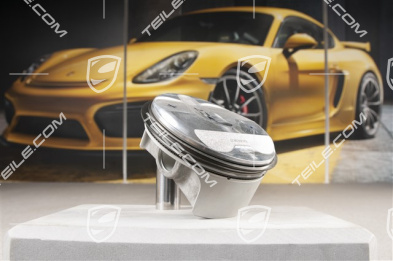 Engine Piston 1pcs.  with set of piston rings and circlips, 3,8L