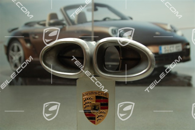 Podwójna końcówka rury wydechowej, Boxster S