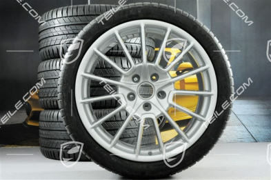 21" Komplet kół letnich Cayenne SportPlus, felgi 10Jx21 ET50 + 10Jx21 ET45, opony 295/35 R21Y