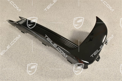 GTS / Sport Design, Front bumper lateral trim cover, Black, R