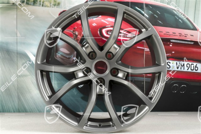 21" Felge Cayenne Exclusive Design, 11J x 21 ET49, Platinum-Seidenmatt