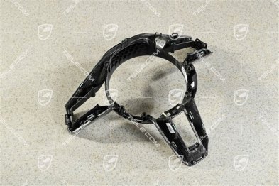 Blenda / dekor ozdobny kierownicy czarny, Carbon
