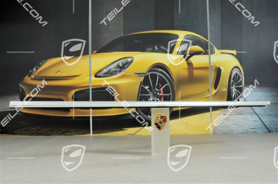 Listwa boczna przednia szyby, pakiet aluminium, chrom, L Listwa boczna przednia szyby, pakiet aluminium, chrom, L