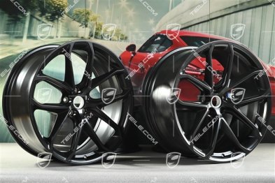 21" komplet felg GT Design, 9,5J x 21 ET27 + 10J x 21 ET19, czarny satynowy półmat