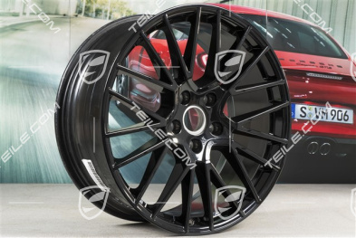 21" Felge Cayenne RS Spyder, 9,5J x 21 ET46, schwarz hochglanz