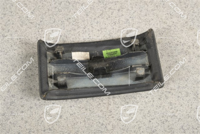 Extension upper part for center console rear, leather, Metropole blue, coupe / Targa
