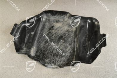 Protective plate for fuel tank, lower part