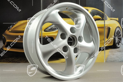 17" Komplet felg Carrera, 7J x 17 ET55 + 9J x 17 ET55