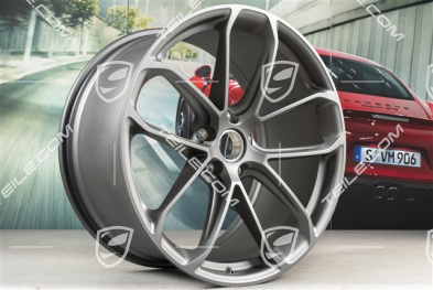 22" GT Design Felge, 11,5J x 22 ET52, Platinum Seidenmatt