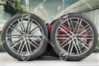 21" koła letnie, komplet, Turbo IV Design, felgi 9,5J x 21 ET27 + 10J x 21 ET19 + NOWE opony letnie Michelin 265/40 R21 + 295/35 R21, z czujnikami ciśnienia