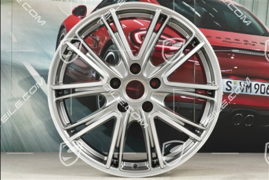 20" Felge Exclusive Design, 9,5J x 20 ET71, für Winterbetrieb, Platinsilber