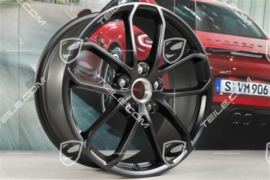 20" Felgensatz 718 Cayman GT4, Felgen 8,5J x 20 ET61 + 11J x 20 ET50, schwarz seidenmatt