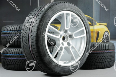 19-inch winter wheels set "Panamera", rims 9J x 19 ET64 + 10,5 J x 19 ET62 + Continental ContiWinterContact PS830 P winter tyres 265/45 R19 + 295/40 R19