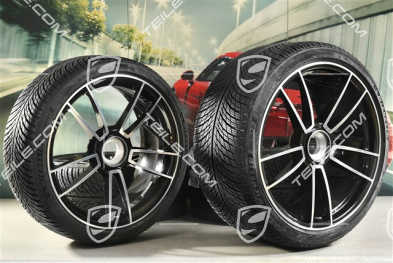 20/21-inch Turbo S winter wheel set, central lock wheel rims 8,5J x 20 ET40 + 11J x 21 ET66 + NEW Michelin winter tyres 245/35 R20 + 305/30 R21