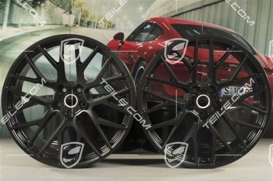21" komplet felg RS Spyder, 9,5J x 21 ET27 + 10J x 21 ET19, czarny półmat