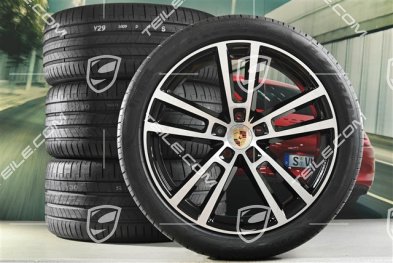 22" Koła letnie Sport Design, komplet, felgi 10J x 22 ET48 +11,5J x 22 ET61 + NOWE opony letnie Pirelli 285/40 R22 + 315/35 R22
