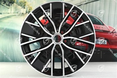 21-inch Macan Design wheel rim, 8.5J x 21 ET27, high-gloss black