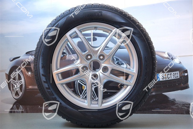 19-inch Cayenne Turbo winter wheel set, wheels 8,5 J x 19 ET59 + Pirelli tyres 265/50 R19, without TPMS sensors