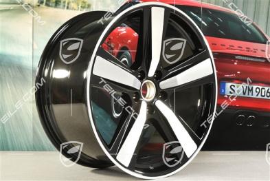 22-inch wheel rim, Exclusive Design Sport, 11,5J x 22 ET52, black high gloss