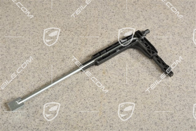 Convertible roof emergency release key
