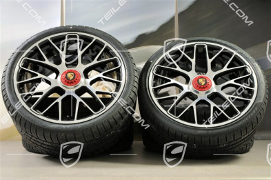 GT3 20" winter wheels  "Turbo S" central locking, 9J x 20 ET51 + 11J x 20 ET59 + Pirelli winter tyres 245/35 R20+295/30 R20, TPMS.