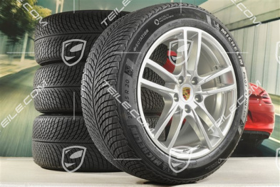 20-inch Cayenne Sport winter wheel set, rims 9J x 20 ET50 + 10,5J x 20 ET64 + Michelin winter tyres 255/55 R20 + 295/45 R20, with TPMS