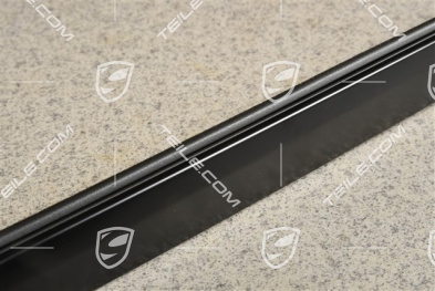 Rear door moulding trim in Black matte, R